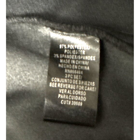 Studio I Womens Black Zip-Front Jacket W/ Pockets Size 14 - Picture 5 of 5